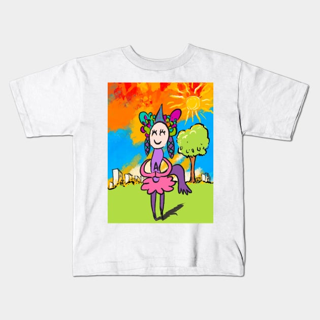 Princess Anais Kids T-Shirt by stephenignacio